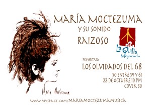 Maria Moctezuma en La Quilla Mejorada